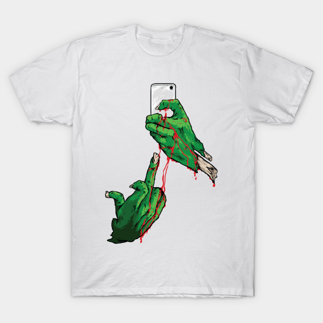 Zombie Hands Selfie Salute Design